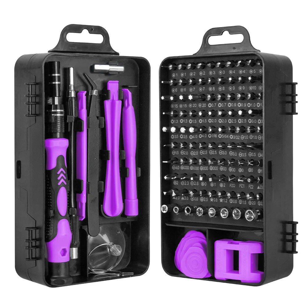 Lisslune | 115-in-1 Precision Screwdriver Set with Magnetic Repair Tools – ProFix