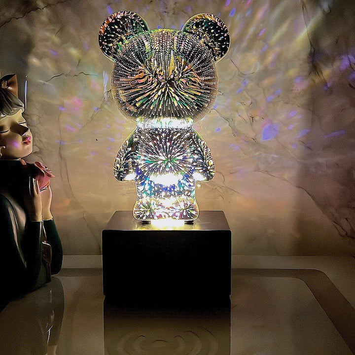 Lisslune | LED Bear Fireworks Night Lamp