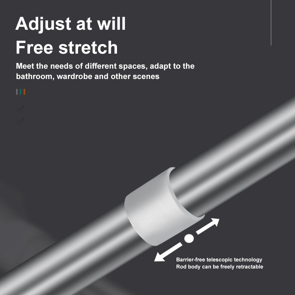 Lisslune | Space Saver Adjustable Telescopic Clothes Hanger Rod