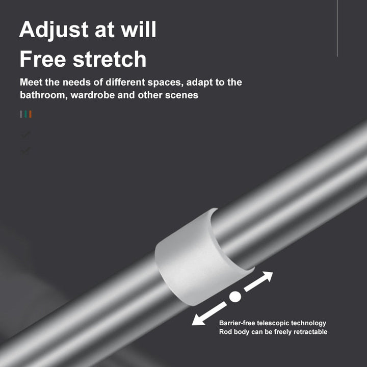 Lisslune | Space Saver Adjustable Telescopic Clothes Hanger Rod