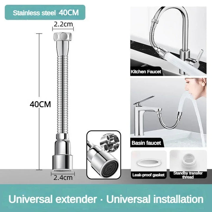 Lisslune | Universal Flexible Adjustable Kitchen Faucet Extender Nozzle