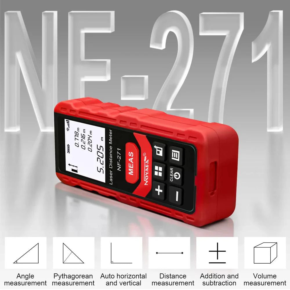Lisslune | Precision Digital Laser Distance Meter - Advanced Measuring Tool for Construction (50M/70M)