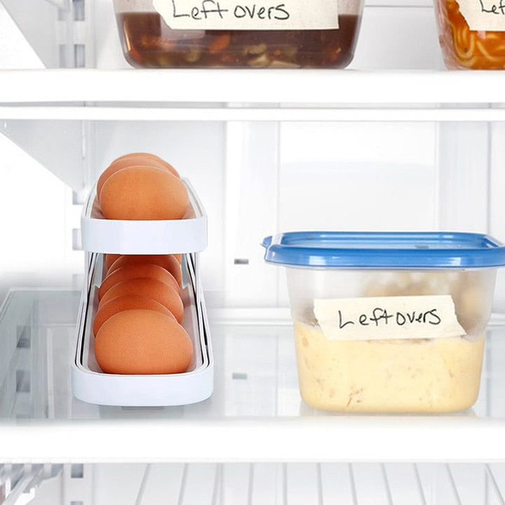 Lisslune | Automatic Egg Rolling Holder Organizer Rack