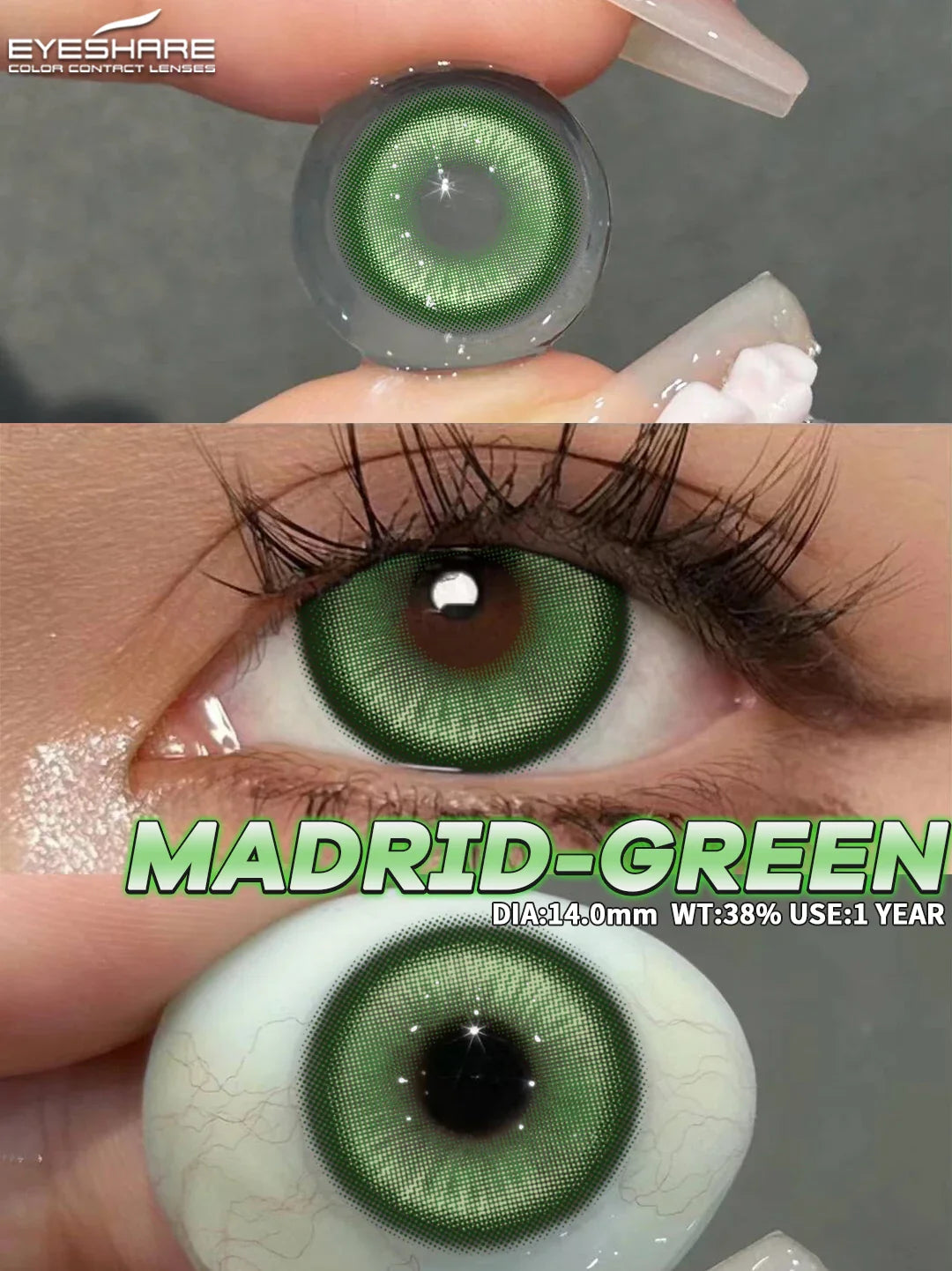 Rynx | 1 Pair Colored Contact Lenses Purple Eye Lenses Yearly Cosplay Red Lenses Cosmetic Contact Halloween Gentle Makeup Pupils