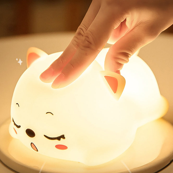 Lisslune | Mini Cat LED Touch Sensor Night Lamp