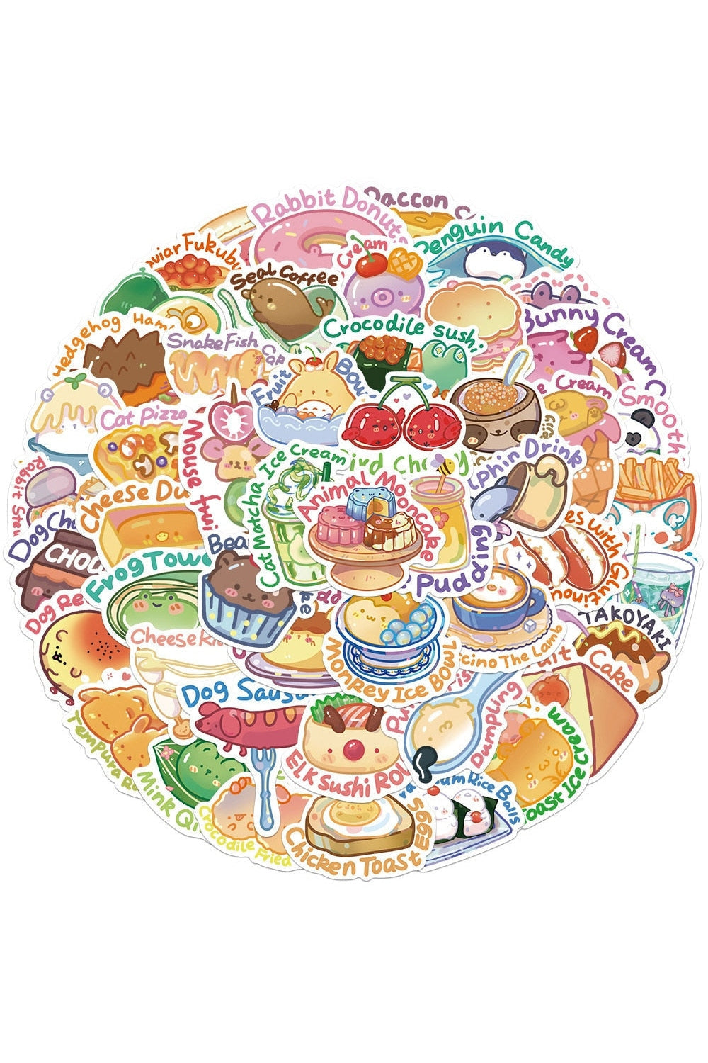 Lisslune | cute food stickers