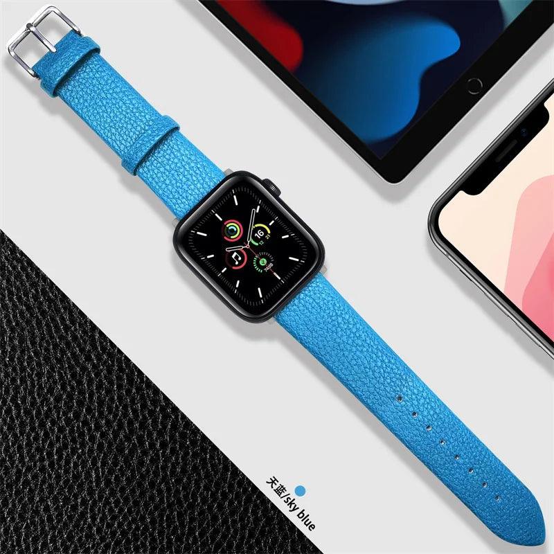 Lisslune | Crumb Glitter Leather Apple Watch Band - Luxe Sparkle Strap