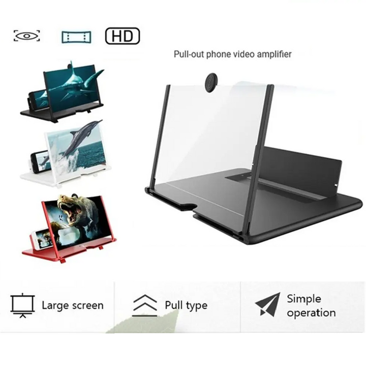Lisslune | Phone Screen Magnifier – Portable 10 Inch Smartphone Projector
