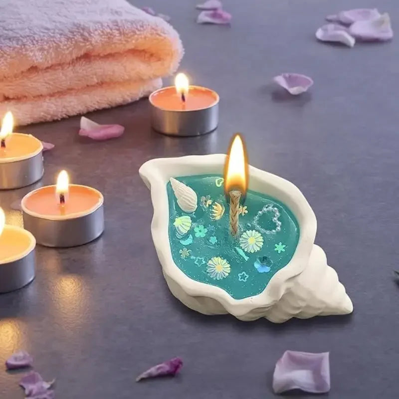 Lisslune | Handmade Sea Shell Starfish Aromatherapy Candle