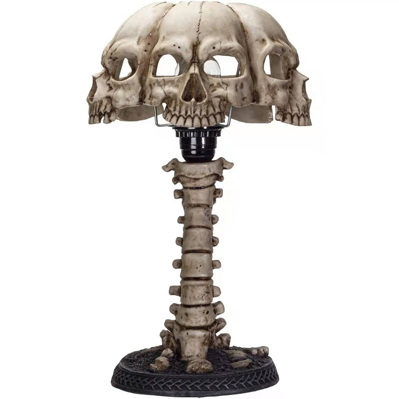 Lisslune | Skeleton Skull Table Lamp
