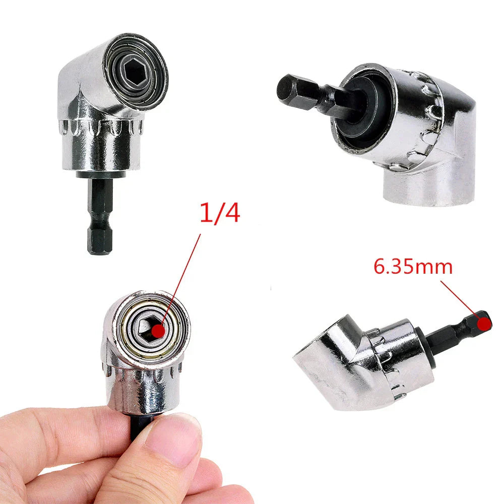 Lisslune | 360 Degree Right Angle Drill Extension Tool