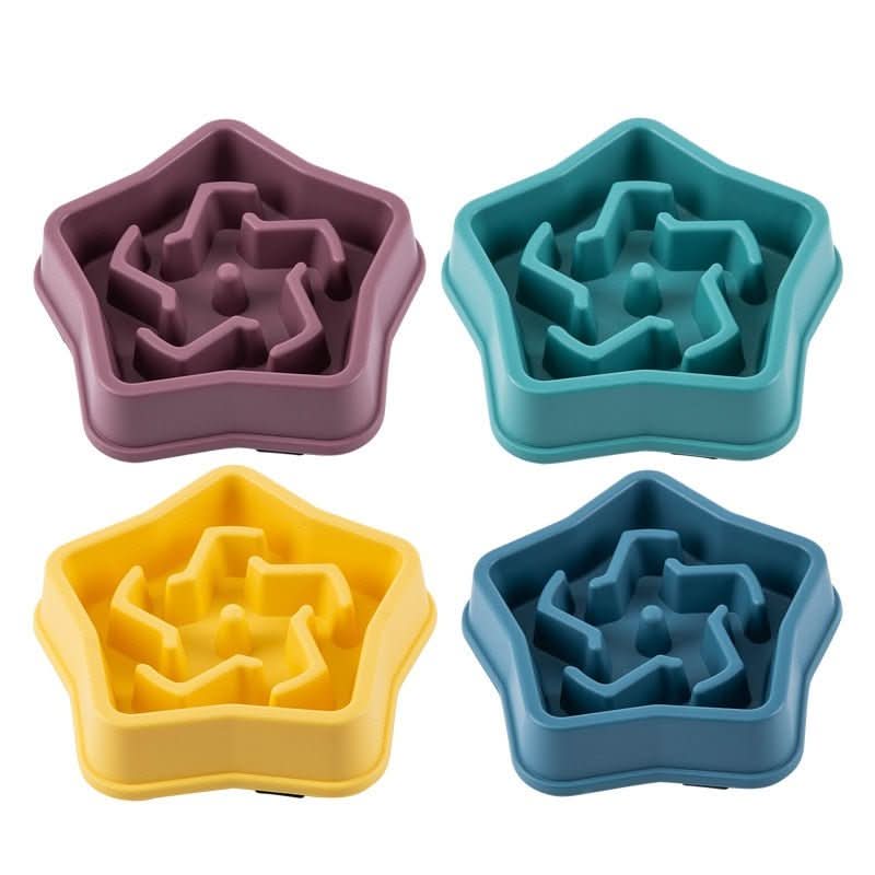 Lisslune | MILO SLOWFEEDER – Anti-Snarf Bowl for Healthy Food Intake for Dogs & Cats