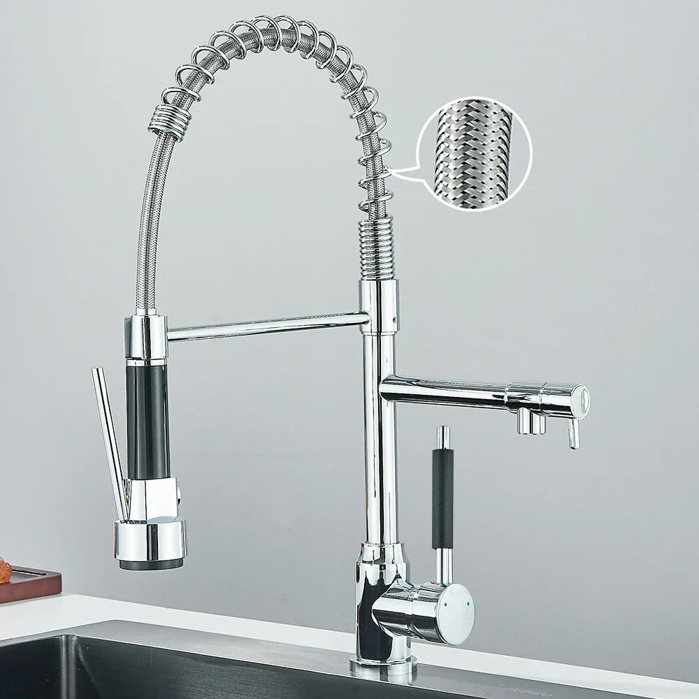 Lisslune | SpringFlow – Kitchen faucet with dual outlet