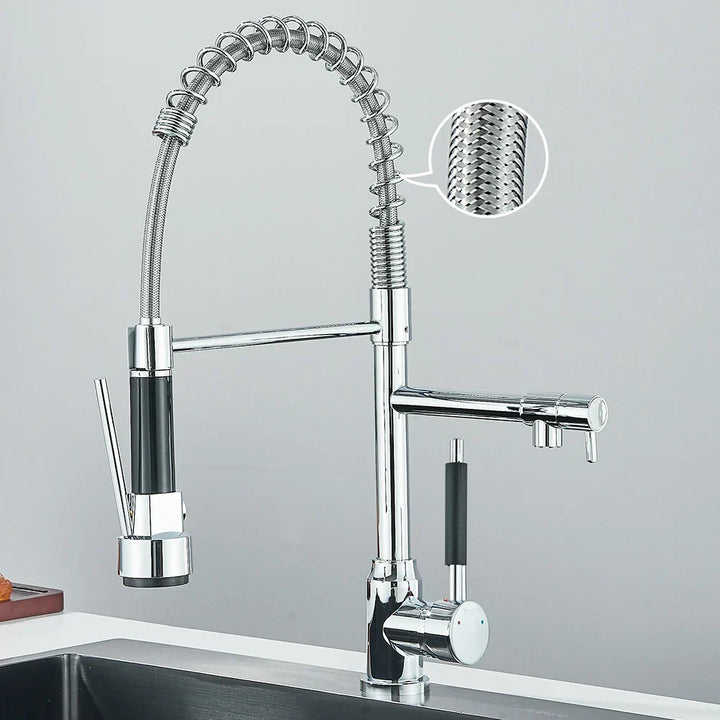 Lisslune | SpringFlow – Kitchen faucet with dual outlet