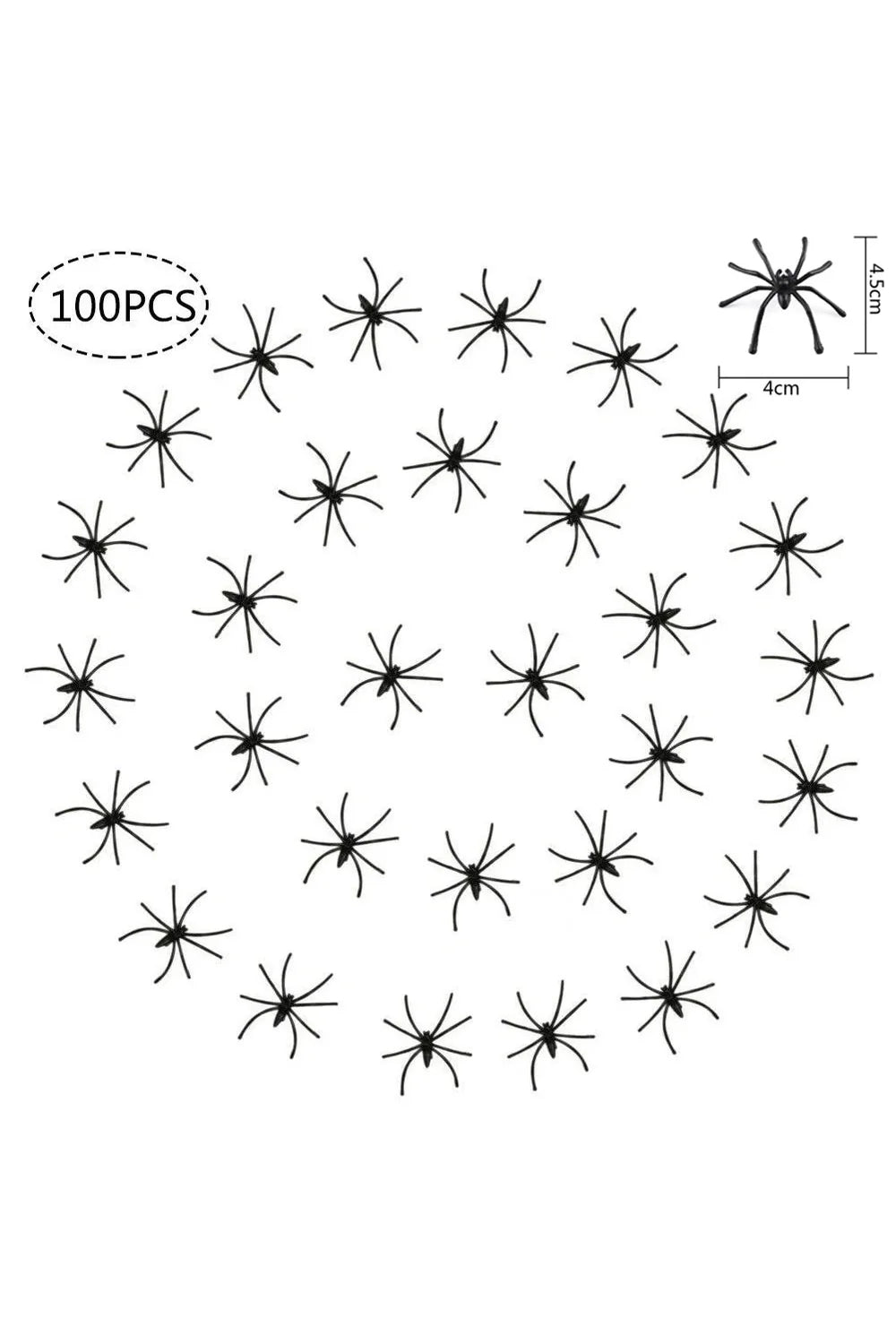 Lisslune | black spider decorations