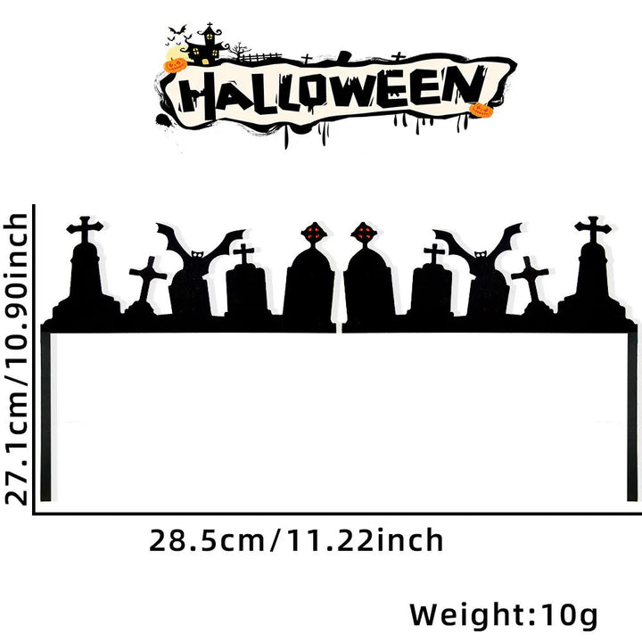 Rynx | Halloween Door Frame Decoration, Bats, Pumpkins, Spider Webs, Door and Window Corner Stickers, Halloween Home Decor