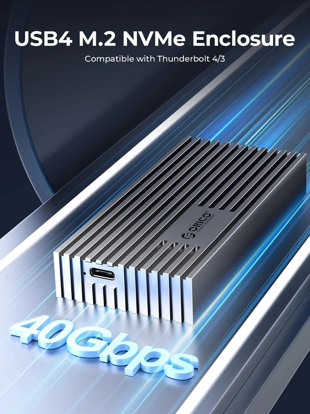 Lisslune | Next-Gen USB4 NVMe M.2 SSD Case - Unleash lightning-fast data transfers
