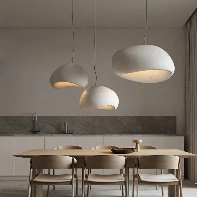 Lisslune | Japanese Wabi-Sabi Modern Minimalist Dining Room Chandelier Living Room & Bedroom Bar Hanging Decoration Lamp