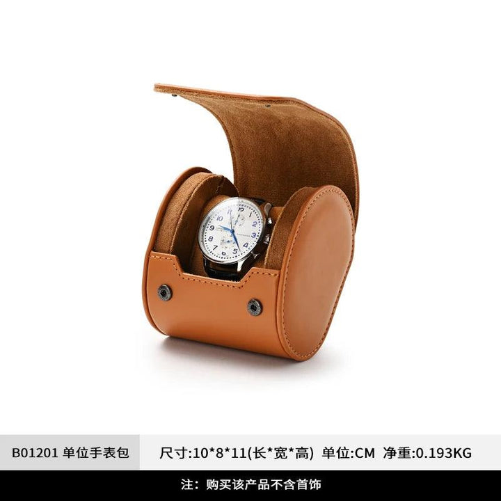 Lisslune | Elegant PU Leather Watch Storage Roll and Travel Organizer Set