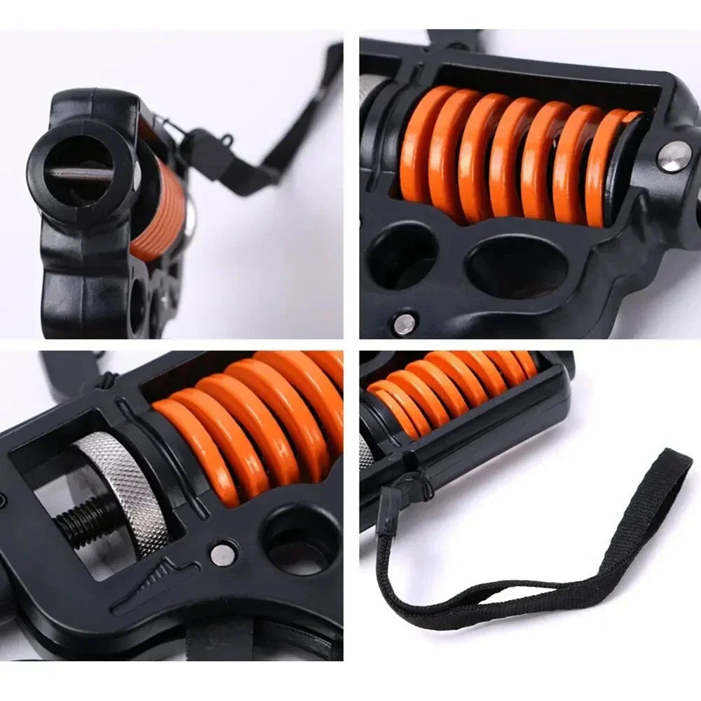 Lisslune | Adjustable 5-165kg Heavy Grip Strengthener - Finger Expander for Arm, Wrist, and Forearm Training