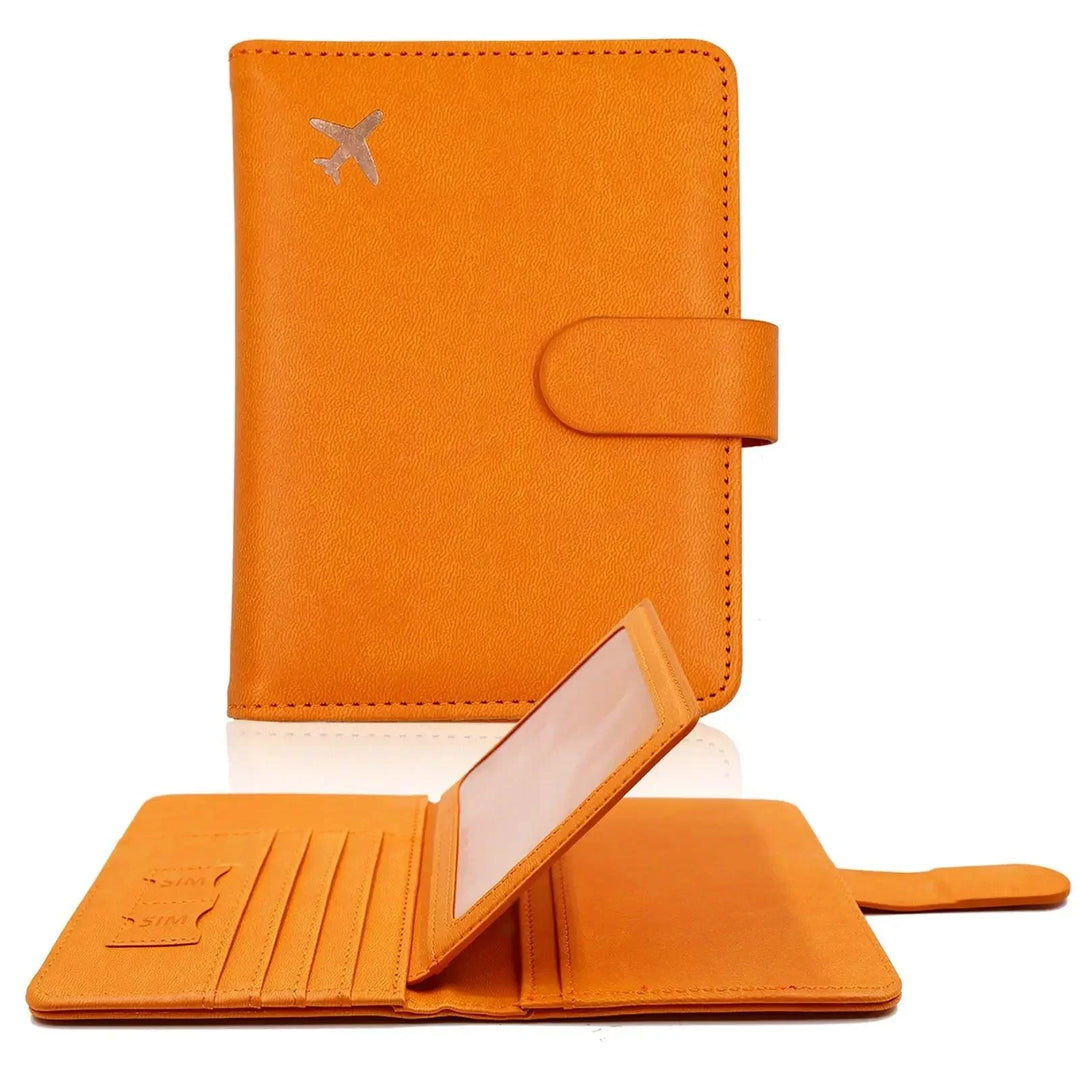 Lisslune | Stylish RFID-blocking passport holder with card organizer for travelers