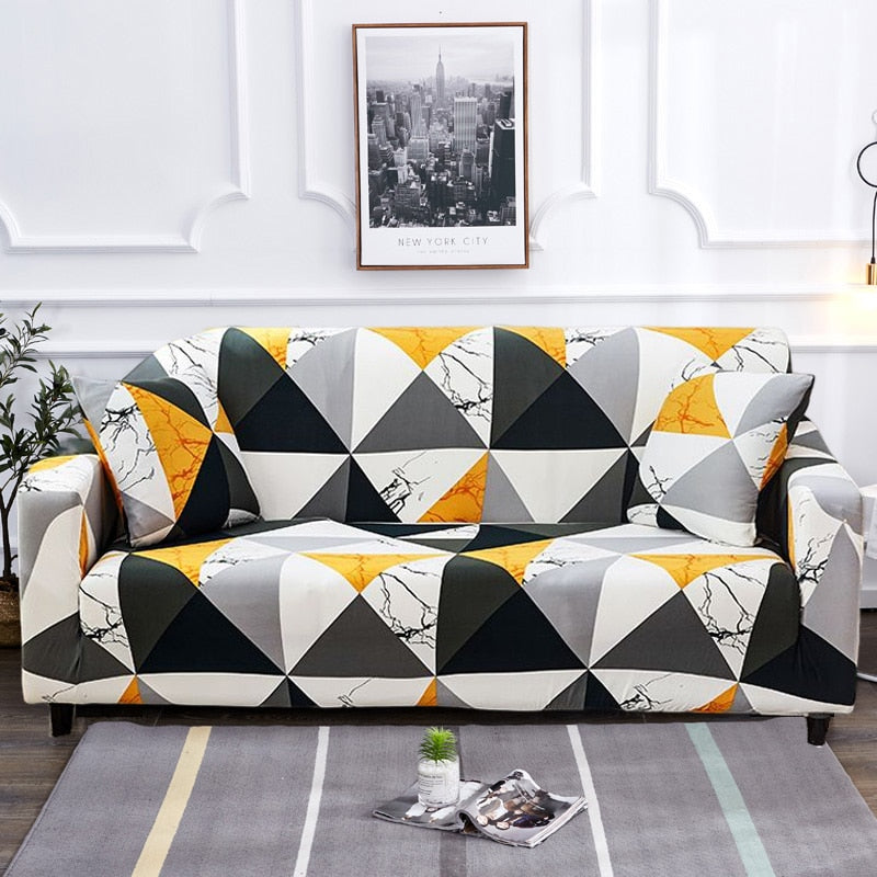 Lisslune | Modern Non-slip Colorful Elastic Sofa Cover