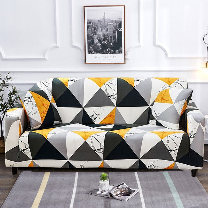 Lisslune | Modern Non-slip Colorful Elastic Sofa Cover