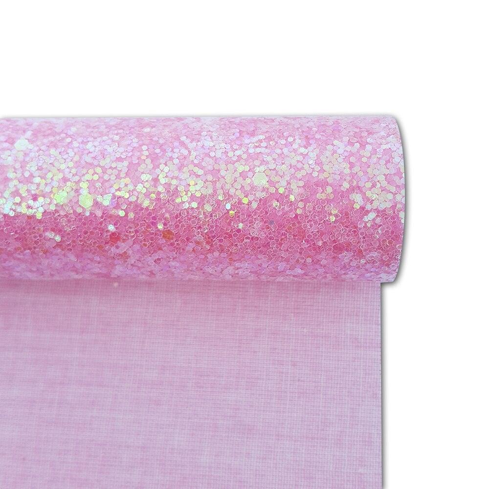 Lisslune | Glossy Pink Faux Leather Creation Roll for Creative DIY Projects