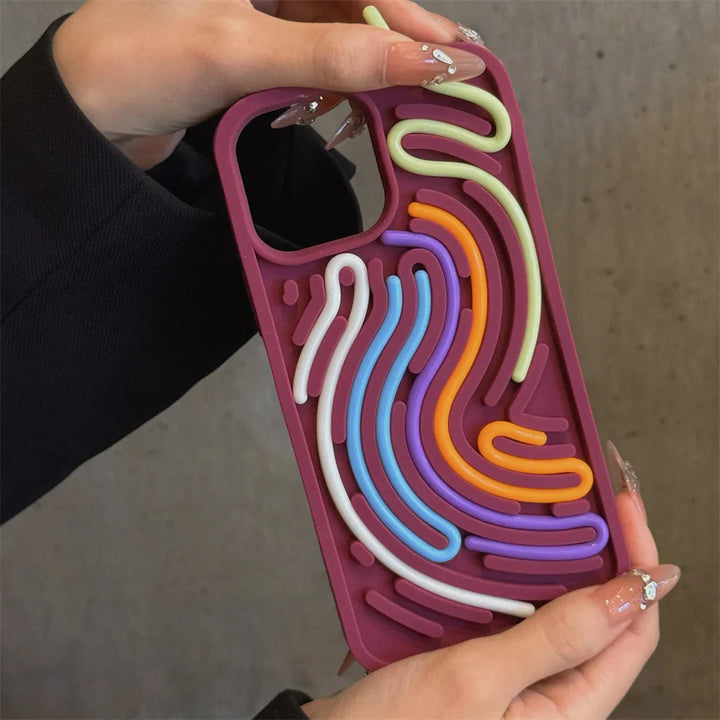 Rynx | Funny DIY Pattern Phone Case for iPhone 15 Pro 12 13 14 Pro Max Cover Shockproof Silicone Cases for Apple 14pro 16 Cute Funda
