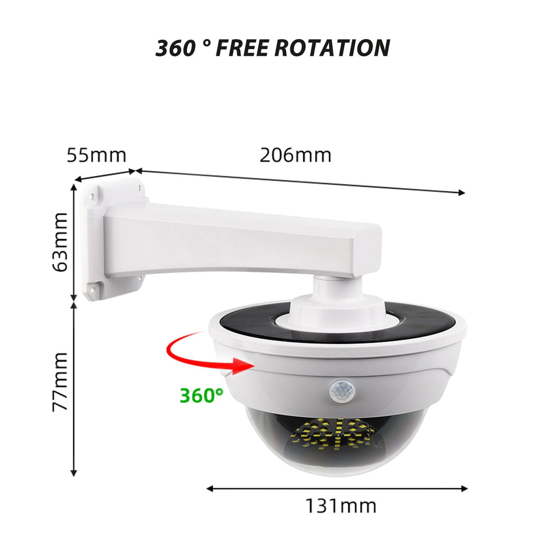 Lisslune | Outdoor Waterproof Solar Dummy Security Camera
