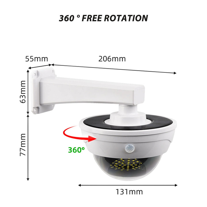 Lisslune | Outdoor Waterproof Solar Dummy Security Camera