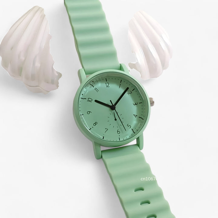 Lisslune | Mina Jelly Watch – Colourful Quartz Watch with Elegant Silicone Wave Strap