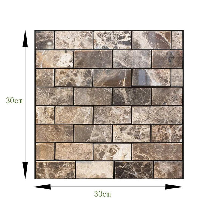 Lisslune | 3D Wall Brick Pattern Decal