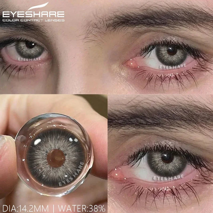 Rynx | 1pair color contact lenses gray color contacts for eye fashion blue eye lenses annual green eye contacts black lenses