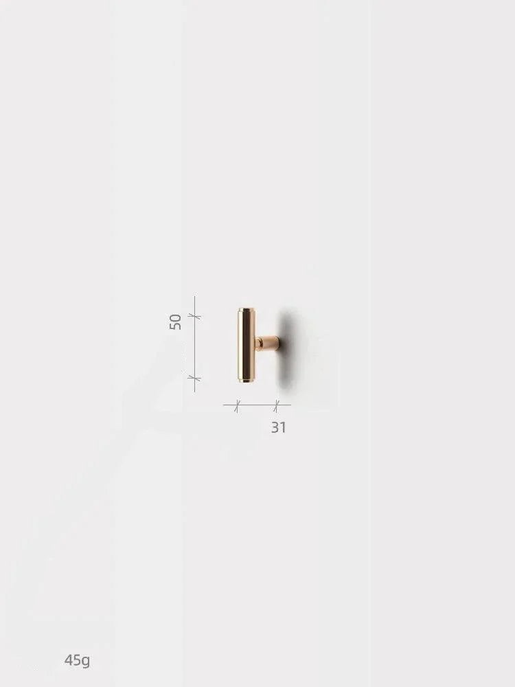 Lisslune | Retro Brass Cabinet Handles - Chic Vintage Pull Handles for Furniture Revitalization