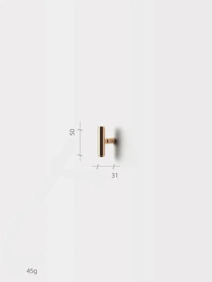 Lisslune | Retro Brass Cabinet Handles - Chic Vintage Pull Handles for Furniture Revitalization