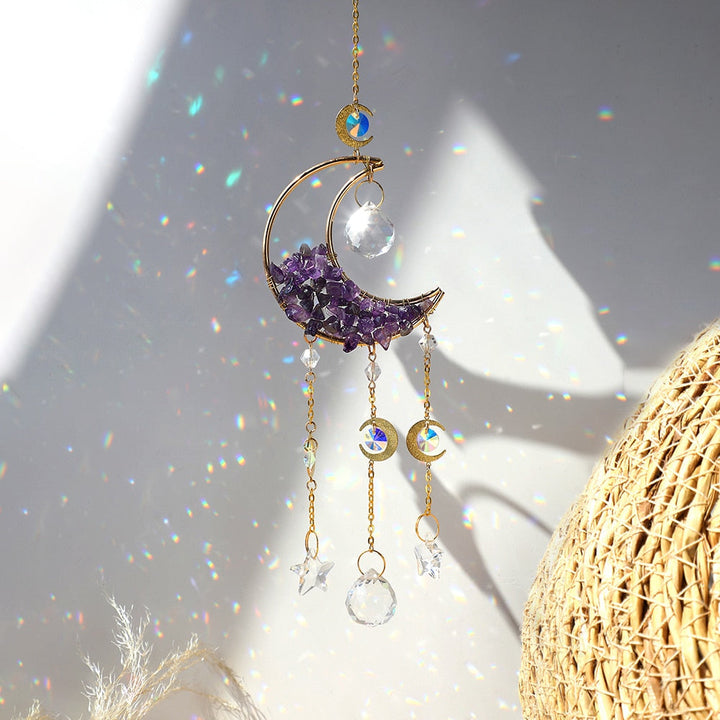 Lisslune | Crystal Sun Catcher Moon Decor