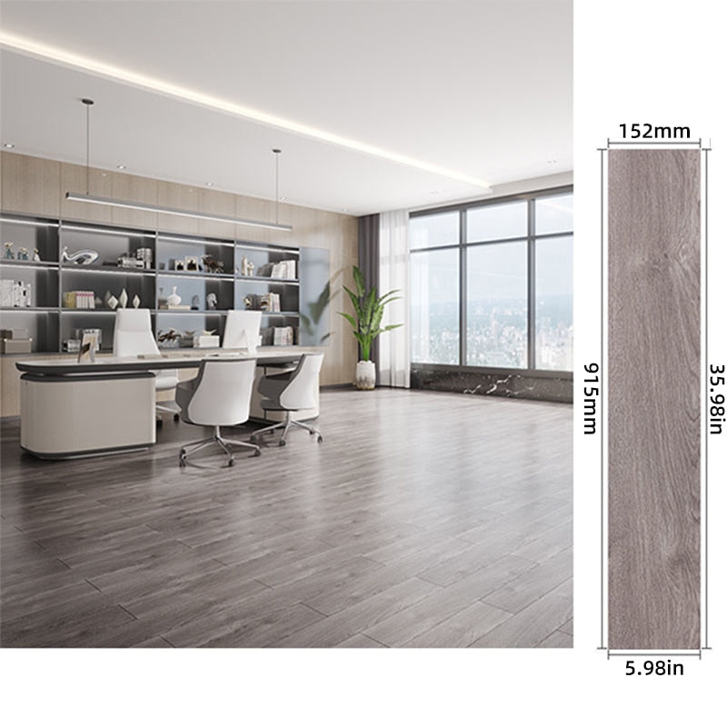 Lisslune | Modern Wood Grain PVC Self-Adhesive Floor Sticker