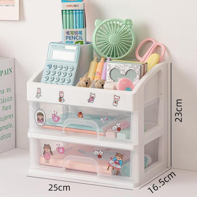 Lisslune | Tidy Tower Desk Organizer Storage Box