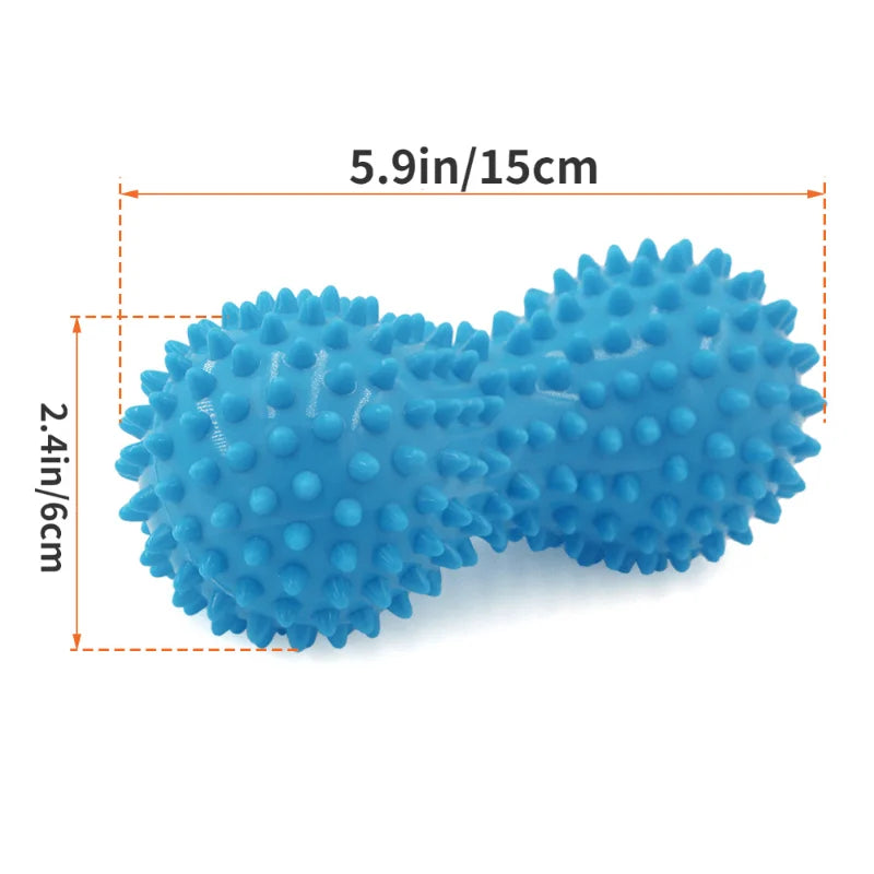 Rynx | 1pc Peanut Massage Ball for Deep Tissue Massage, Muscle Relaxation - Perfect for Shoulders, Neck and Back