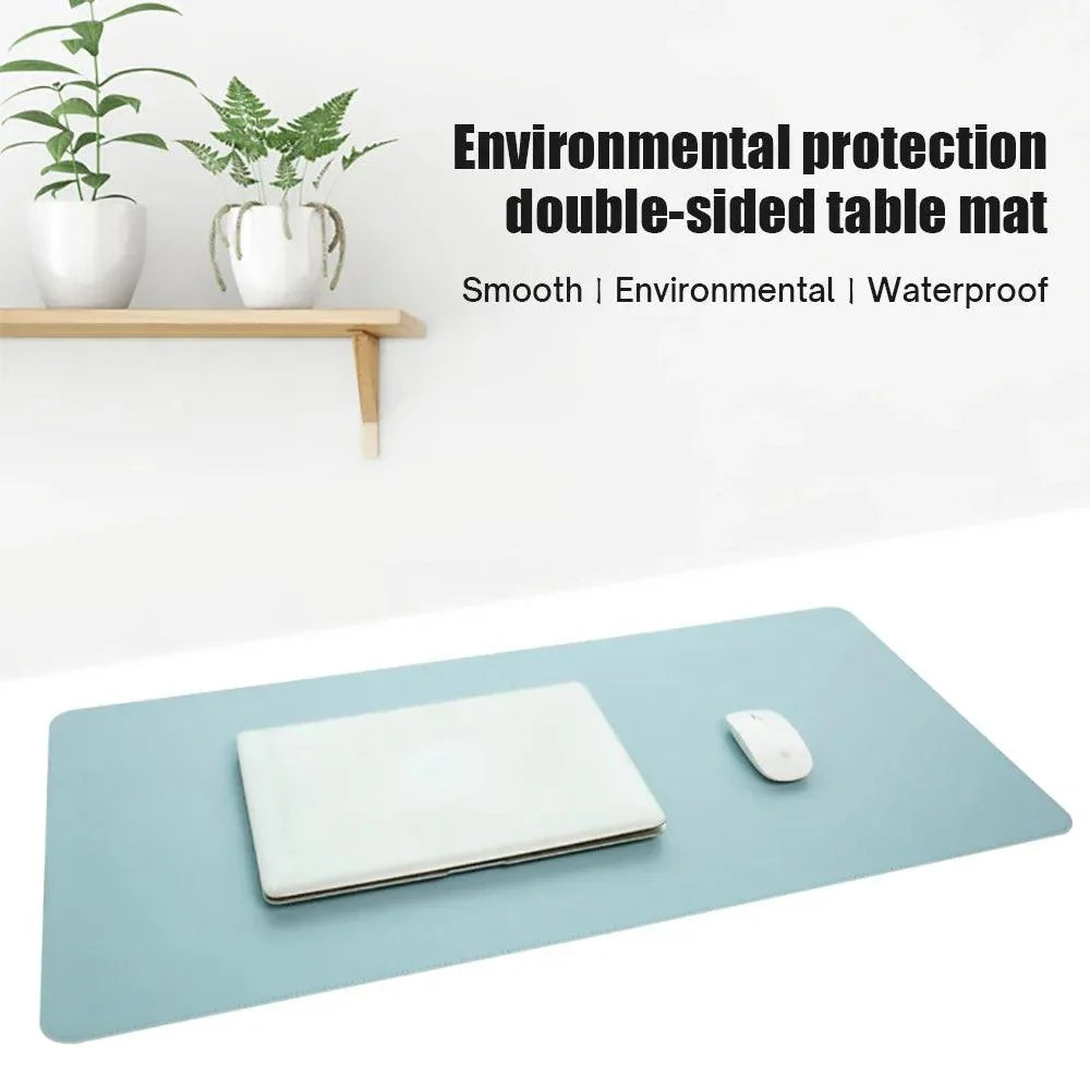 Lisslune | Premium Extra-Large Waterproof PU Leather Desk Protector - Multipurpose Mouse Pad for Office & Gaming with Anti-Slip Base