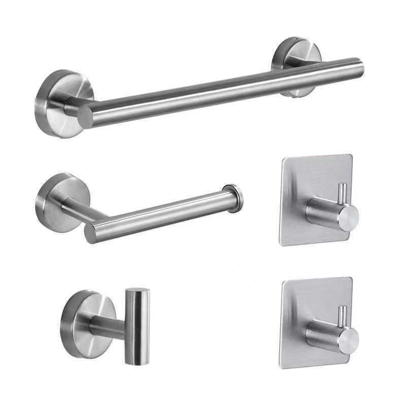 Lisslune | Elevate your bathroom with the stylish stainless steel organization set