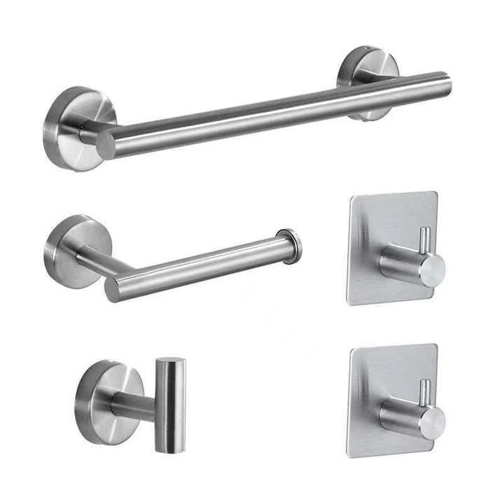 Lisslune | Elevate your bathroom with the stylish stainless steel organization set