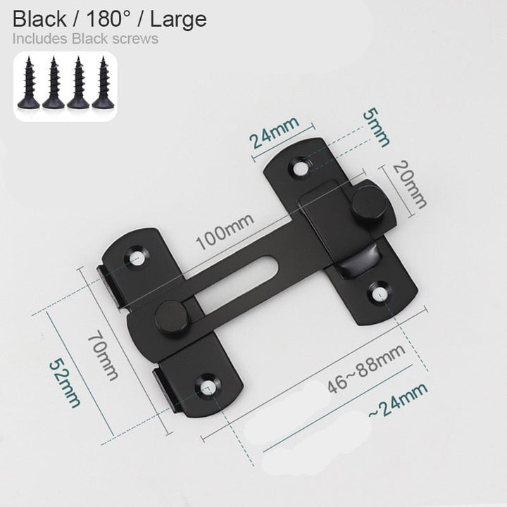Lisslune | Sliding Simple Cabinet Closet Lock