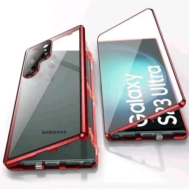 Lisslune | Metal Aluminum Alloy 360 Case with Safety Closure for Samsung Galaxy S24-S23 Series