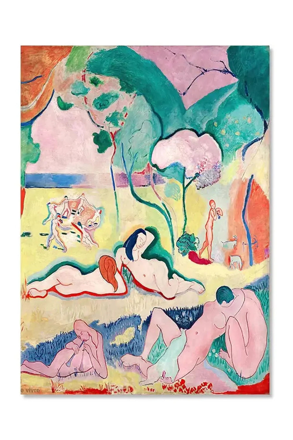 Lisslune | Aesthetic Matisse Retro Canvas Poster