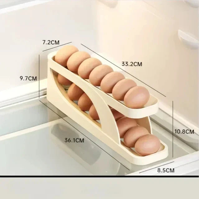 Lisslune | Eggs Dispenser Fridge Organizer Rack