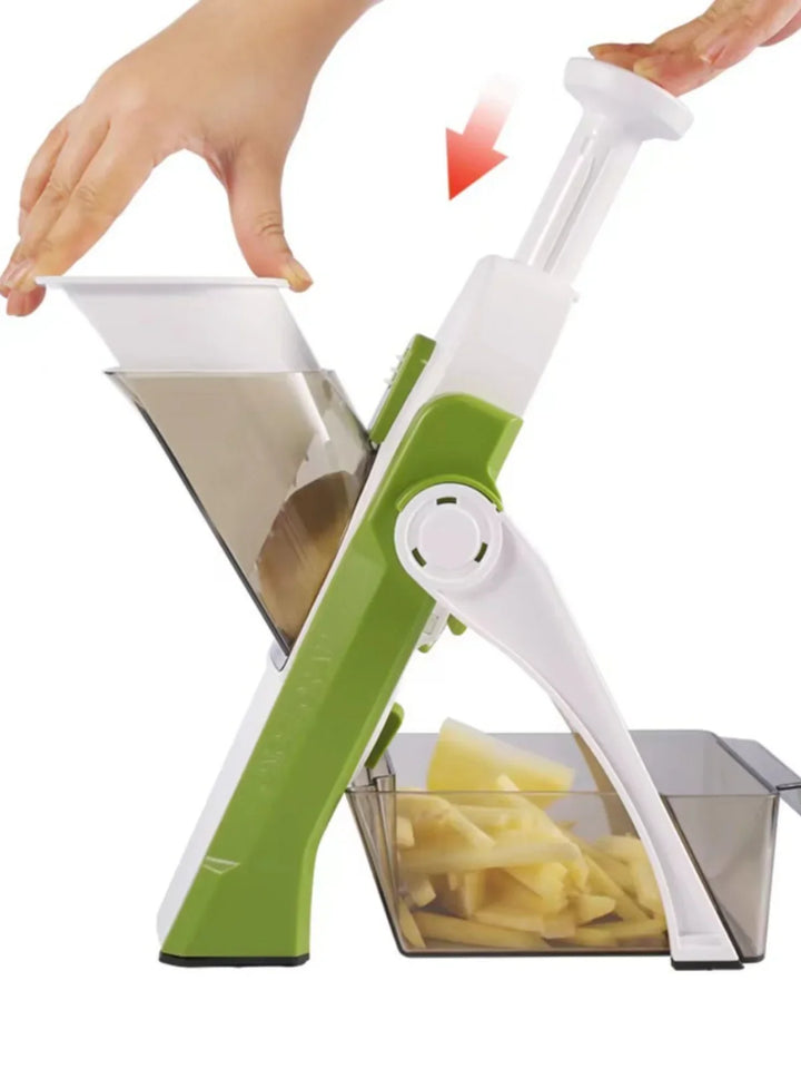 Lisslune | Safe 5-in-1 Vegetable Cutter with Collecting Container 1+1 Free
