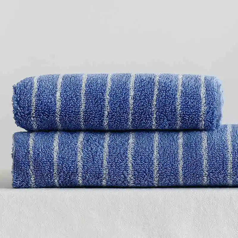 Rynx | Striped Geometric Diamonds Cotton Towels Soft Absorbent Face Towel Combed Long Staple Fiber Kids Hands Towel Adults Bath Household To
