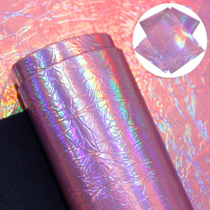 Lisslune | Glittering Creativity: Transform Your Projects with Burst Crack Synthetic Leather Sheets
